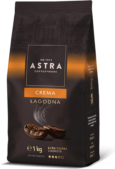Kawa ziarnista Astra Łagodna Crema Special Blend, 1kg
