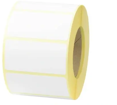 Etykiety do drukarki Zebra, 50x25mm, 1500 etykiet, 1 rolka, biały