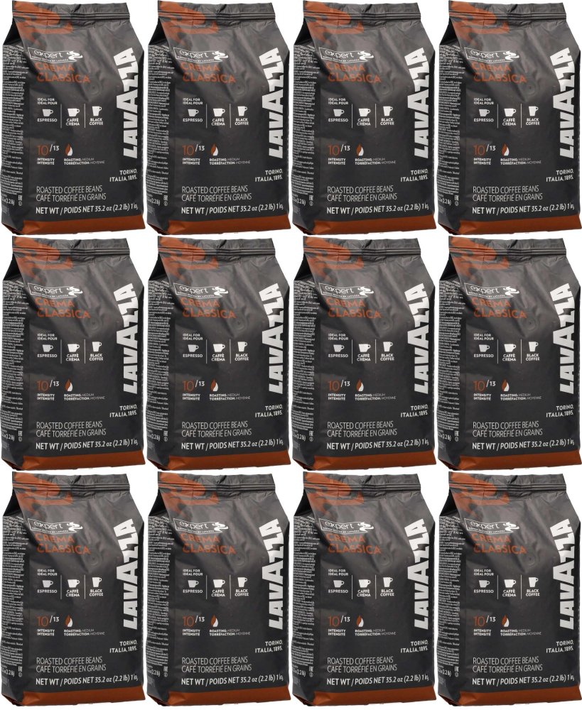 12x Kawa ziarnista Lavazza Crema Classica Expert, 1kg