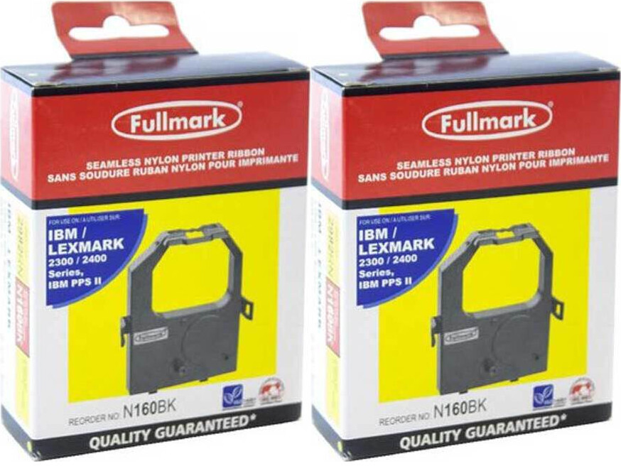 2x Taśma Fullmark do drukarki igłowej, black (czarny)