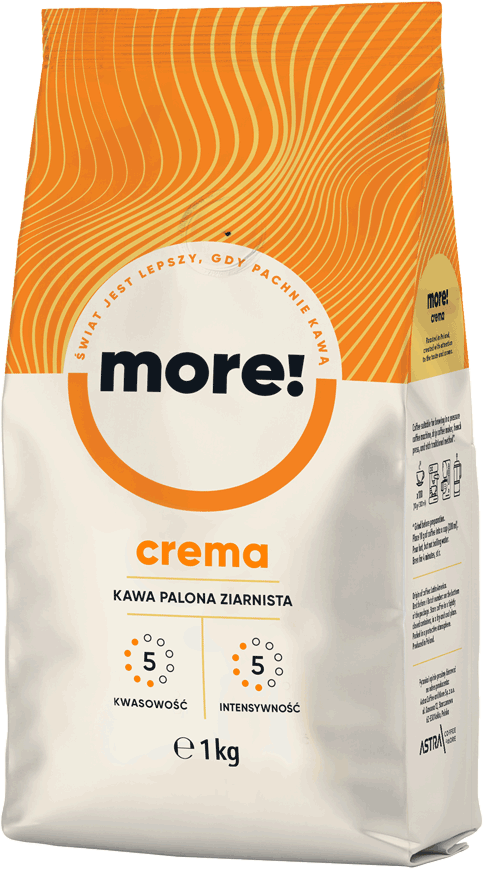 Kawa ziarnista Astra More Crema, 1kg
