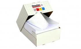 Papier do drukarki igłowej (składanka) Drescher Polska Sp. z o.o., 150mm x 12", 1+0 bez nadruku