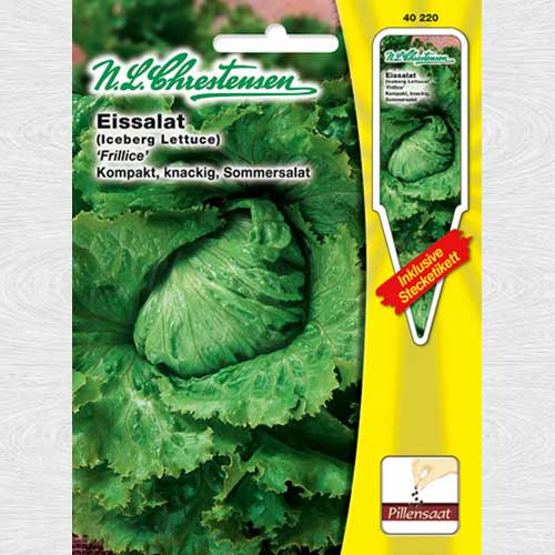 1 pac, Salată iceberg Frillice - Semințe: Mod de ambalare: 1 pac