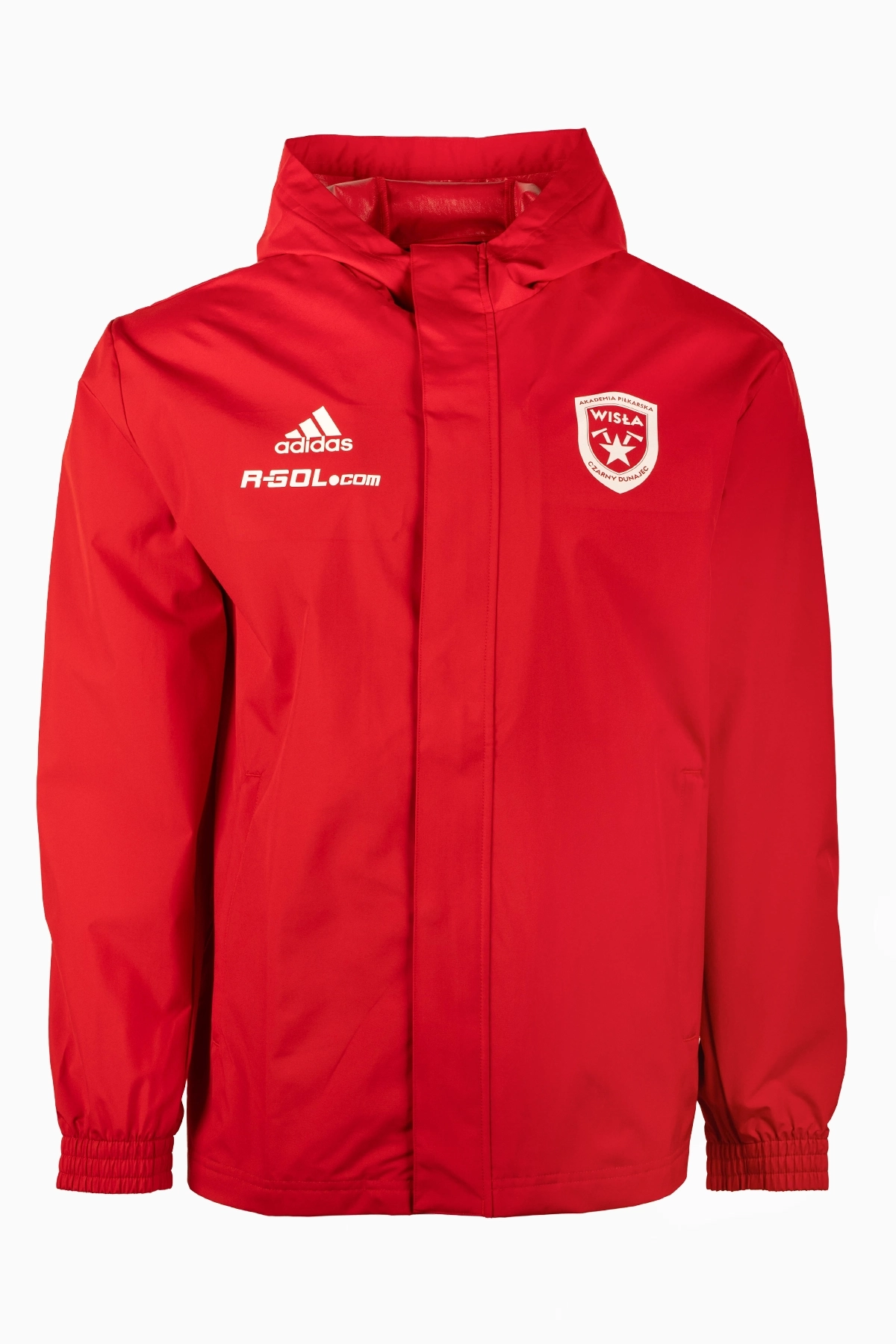 Kurtka adidas AP Wisła Czarny Dunajec 25/26 All-Weather - Czerwony