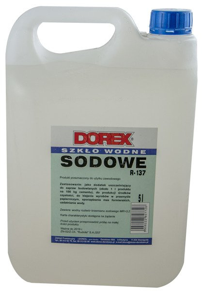 Szkło wodne sodowe 5l Dorex