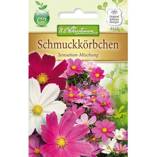 1 szt, Schmuckkörbchen Sensation Mischung Chrestensen - Samen: Ilość w opakowaniu: 1 Stück