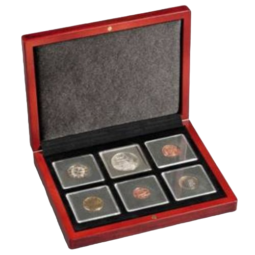 Etui drewniane Volterra na 6 monet - wysyłka 24 h! - Mennica Skarbowa