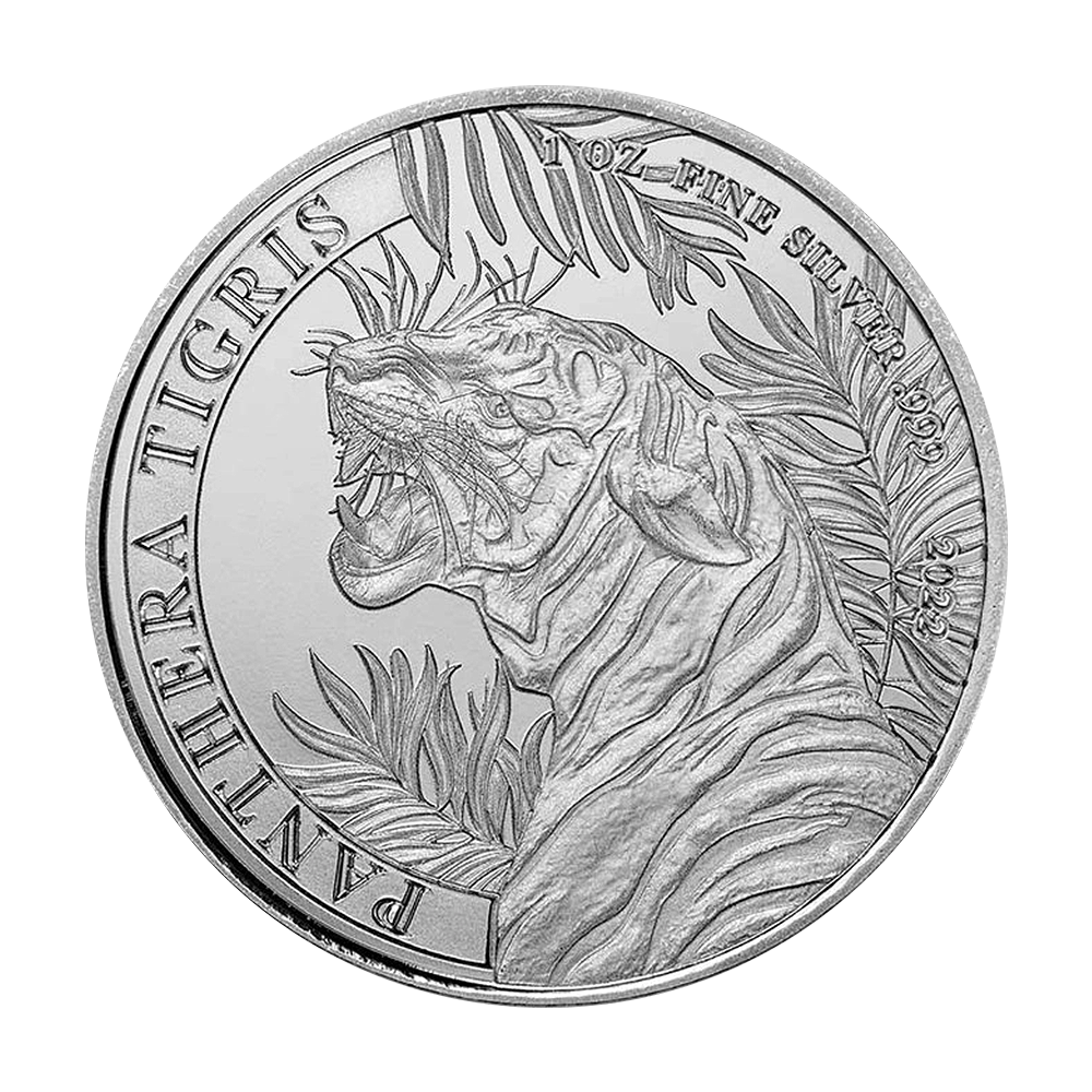 Srebrna moneta Panthera Tigris 1 uncja - wysyłka 24 h! - Mennica Skarbowa