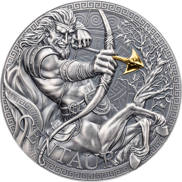 Srebrna moneta Mitologia Grecka: Centaur 1 uncja 2023 - wysyłka 24 h! - Mennica Skarbowa