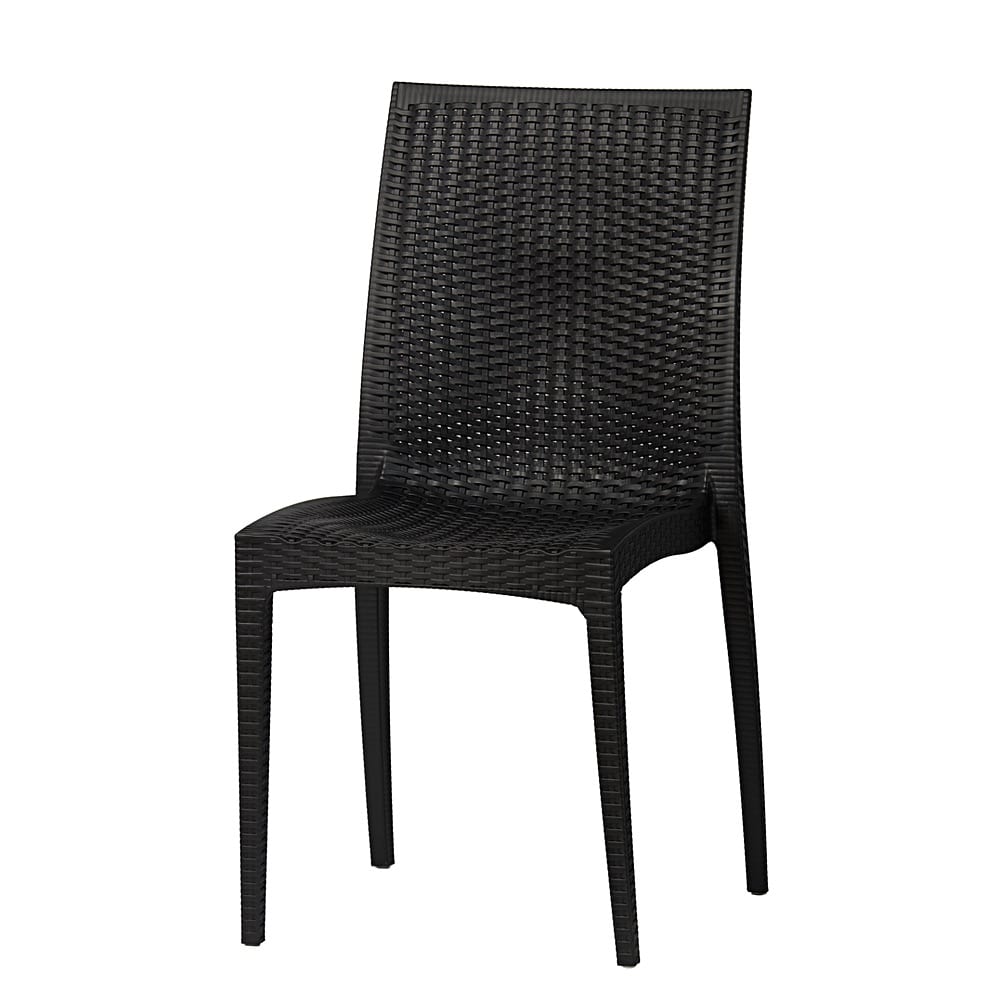 Krzesło ogrodowe Havana - imitacja rattanu czarne