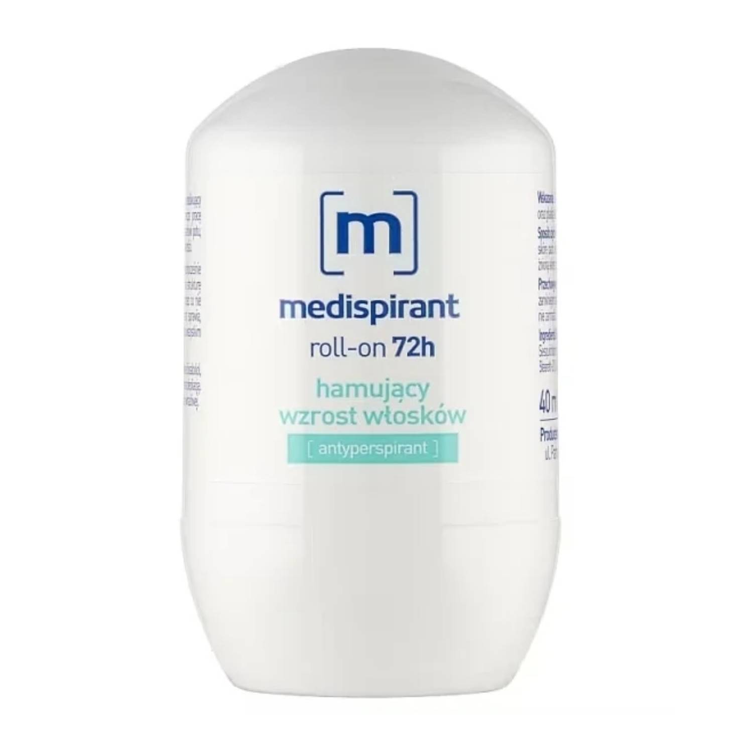 Medispirant - roll-on 72h, hamujący wzrost włosków, 40 ml