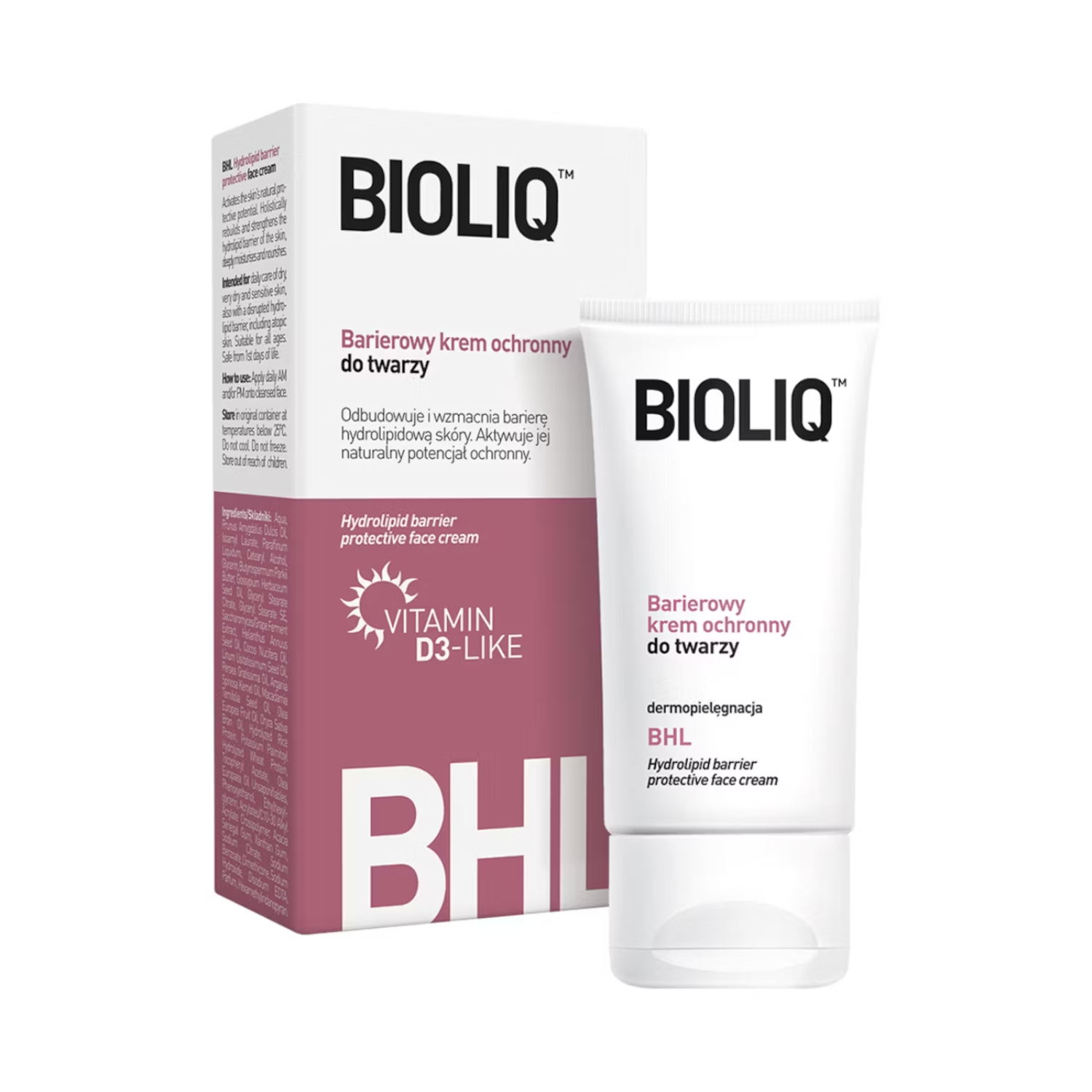 Bioliq bhl - krem ochronny do twarzy, 50 ml