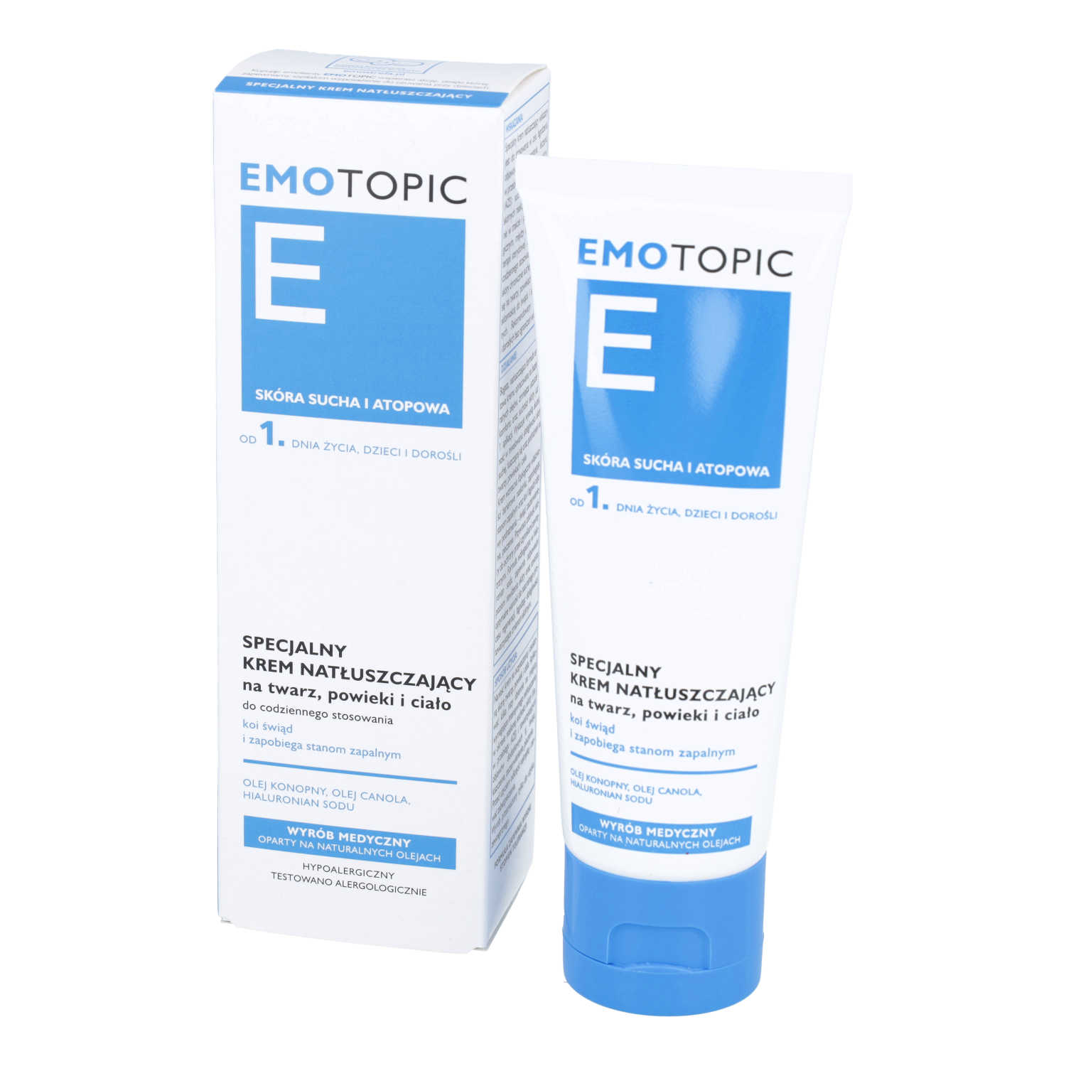 Pharmaceris emotopic - specjalistyczny krem natłuszczający do twarzy i ciała, 75 ml