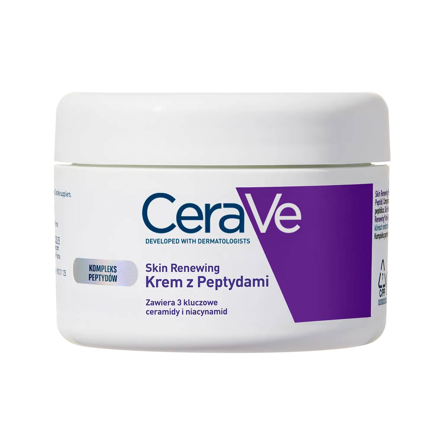 Cerave skin renewing - krem do twarzy z peptydami, 48 g