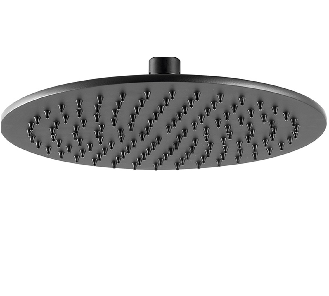 JTP Vos deszczownica 20x20 cm okrągła czarna 28250MB