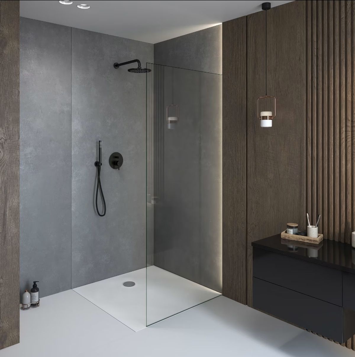 Kronenbach Cube brodzik kwadratowy 100x100 cm biały Antislip KBMD1010AS