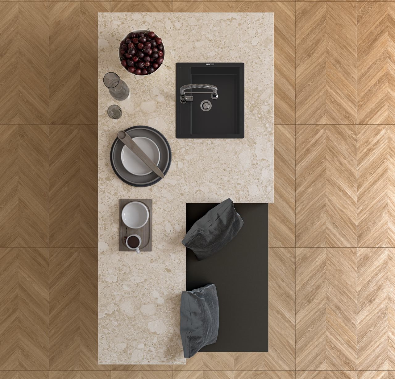 Ecoceramic Loire płytka ścienno-podłogowa 120x60 cm brązowa