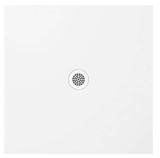 Polimat Fresco brodzik 80x80 cm kwadratowy biały mat 00448