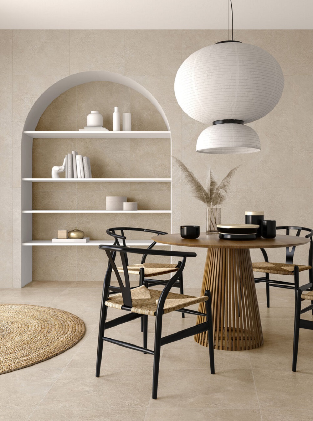 Savoia Oasi płytka ścienno-podłogowa 120x60 cm beżowa-biała