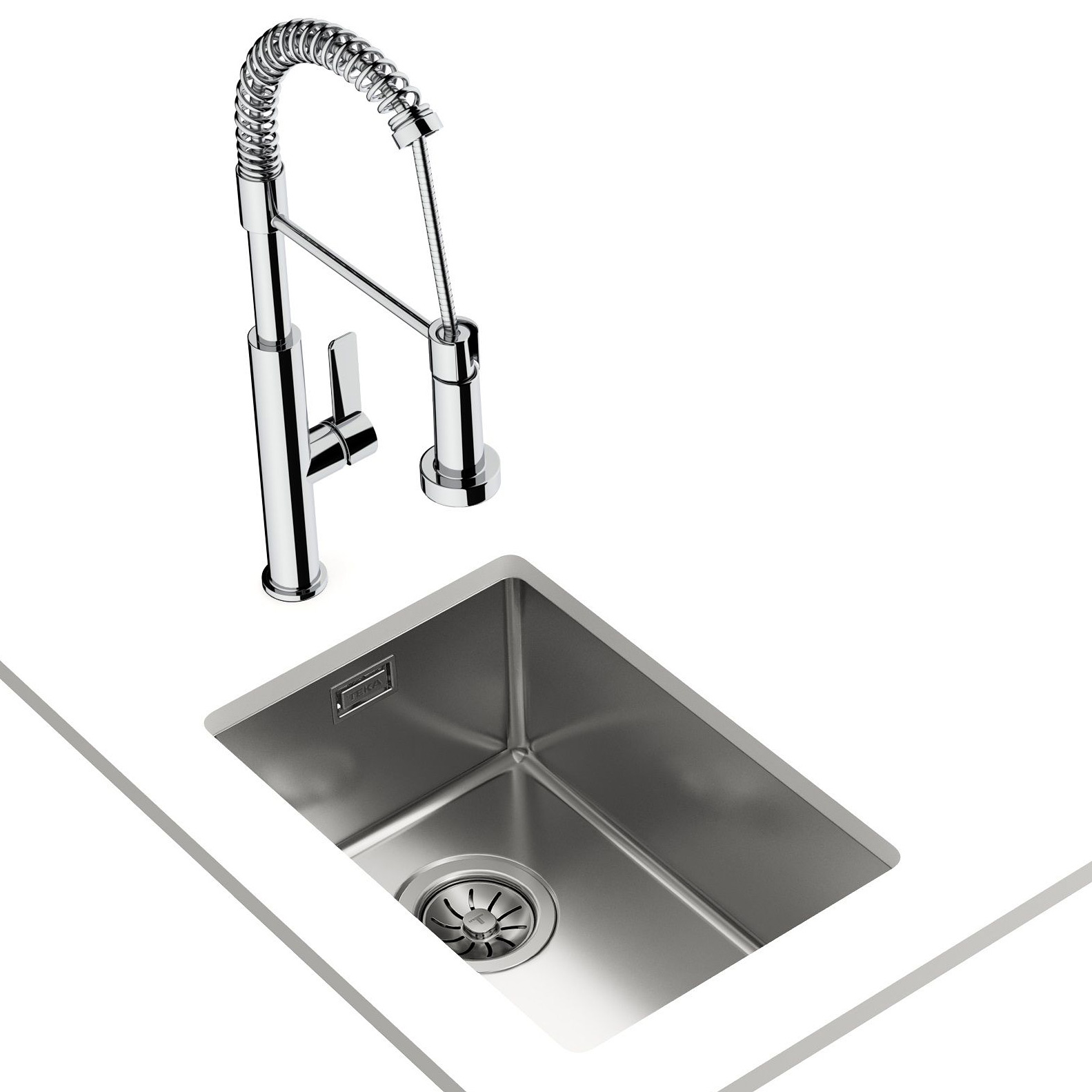 Teka Be Linea zlewozmywak stalowy z syfonem 49x44 cm 115000006 - Wysyłka w 24h