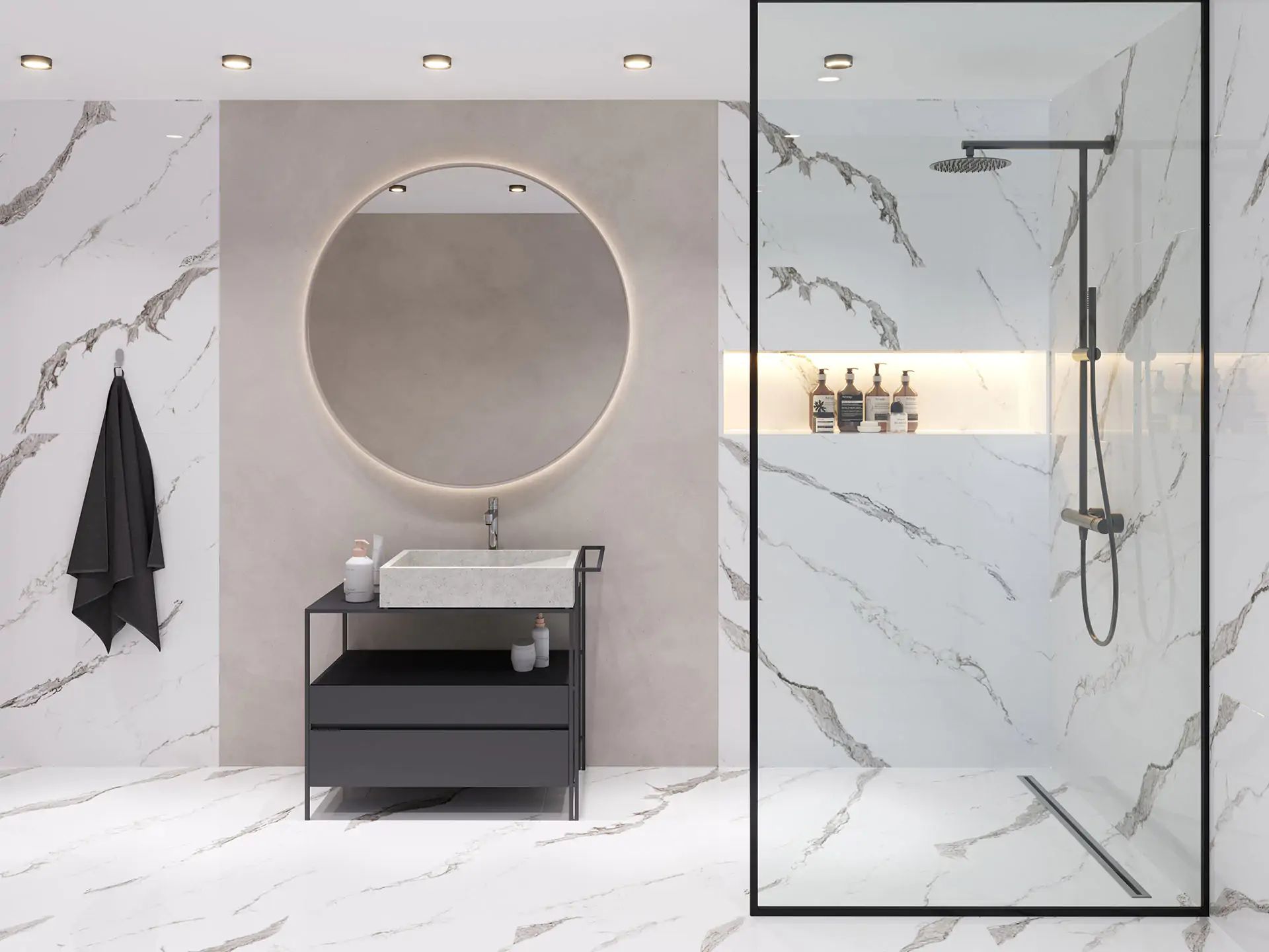 Ceramstic Di Carta płytka ścienno-podłogowa 120x60 cm biała