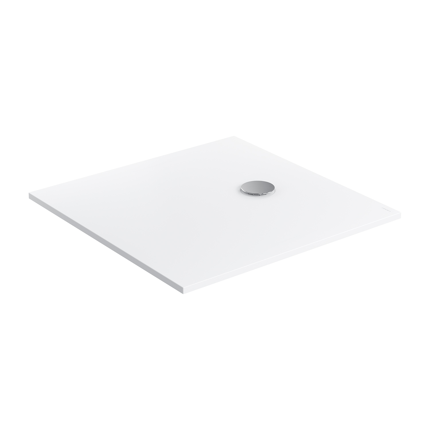 Omnires Aquapure brodzik kwadratowy 80x80 cm biały mat AQUAPURE80-KBM