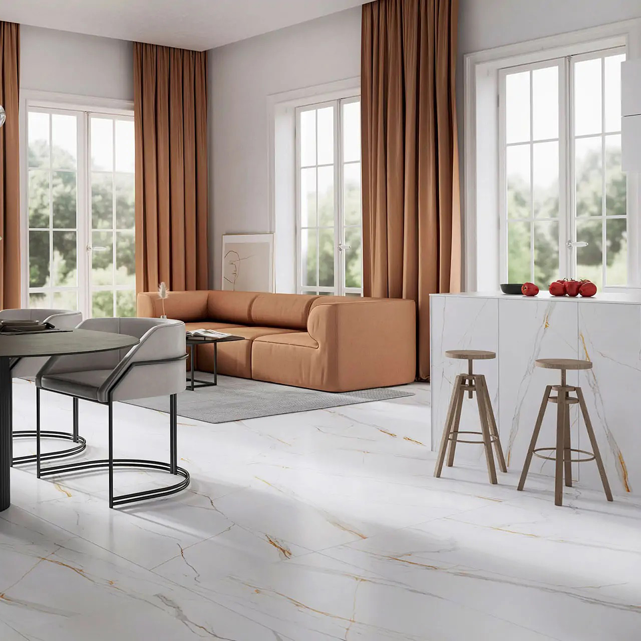 Ceramstic Coriento Gold Mat płytka ścienno-podłogowa 120x60 cm