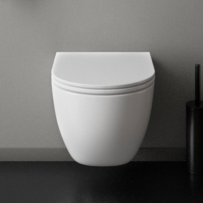 Ksuro 01 miska WC wisząca Pure Edge z powłoką Intelligent Coat biała 22800000 - Wysyłka w 24h