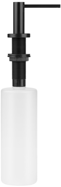 Invena Issa dozownik do płynu 500 ml blatowy czarny AA-23-004 - Wysyłka w 24h