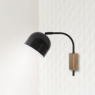 Candellux Rupi kinkiet 1x40W czarny 21-76687