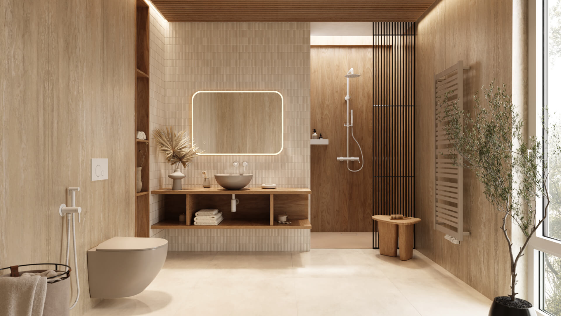 Excellent Lumiro lustro 80x120 cm prostokątne z oświetleniem z matą grzewczą DOEX.LU120.080.AC