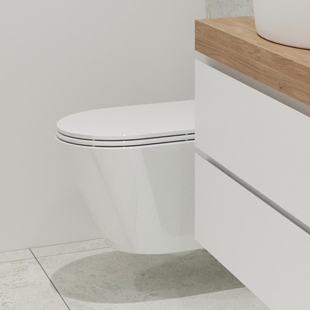 Hagser Beno deska sedesowa wolnoopadająca Slim biała HGR10000045 - Wysyłka w 24h