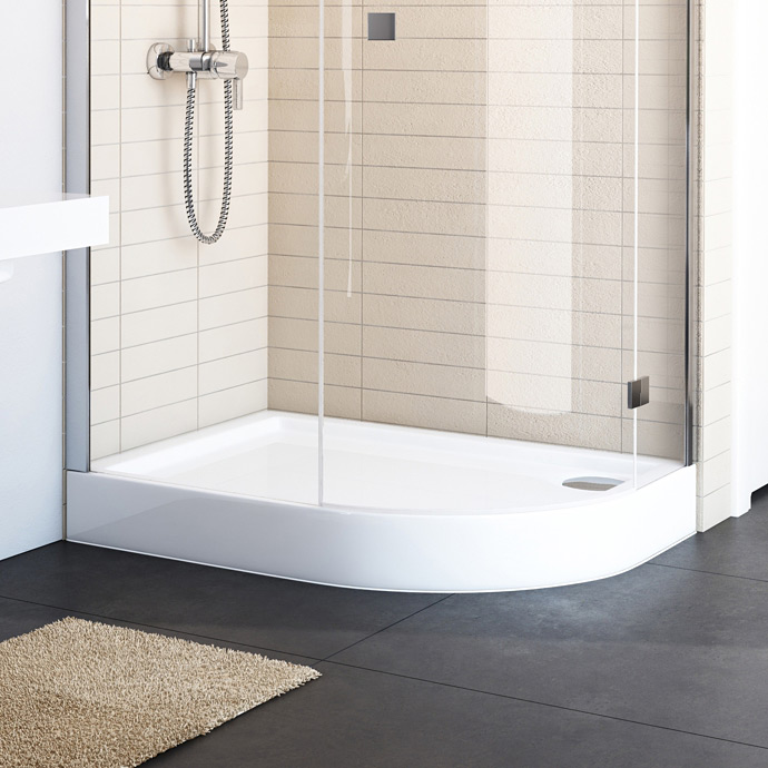 Schedpol Competia brodzik 80x80 cm kwadratowy biały 3.0160 - Wysyłka w 24h