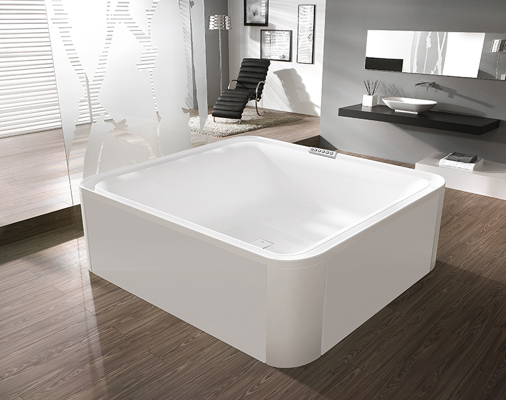 Hoesch Ergo+ wanna wolnostojąca 207,5x195 cm prostokątna biała 6444.010305550