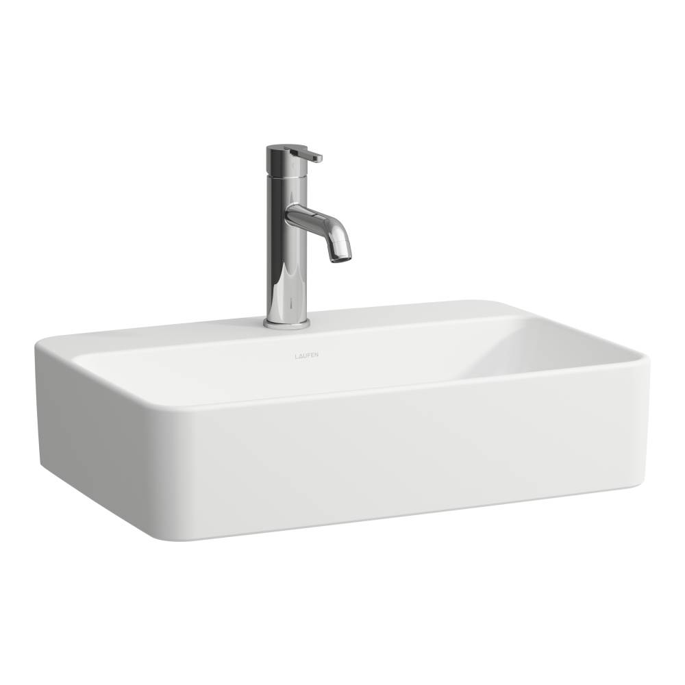 Laufen Savoy umywalka 55x38 cm prostokątna nablatowa biały mat H8169457571041