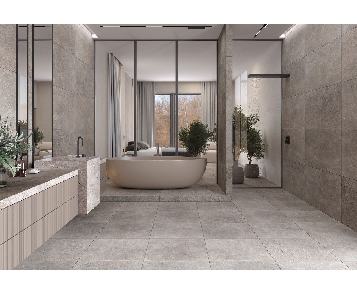 Durstone Tibet płytka ścienno-podłogowa 120x60 cm szara