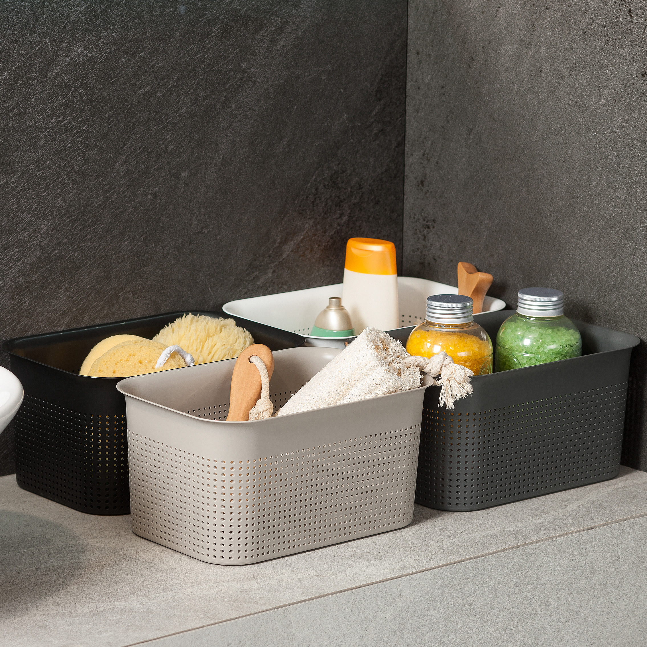 Rotho Brisen pojemnik łazienkowy 16 l cappuccino 1023907422 - Wysyłka w 24h