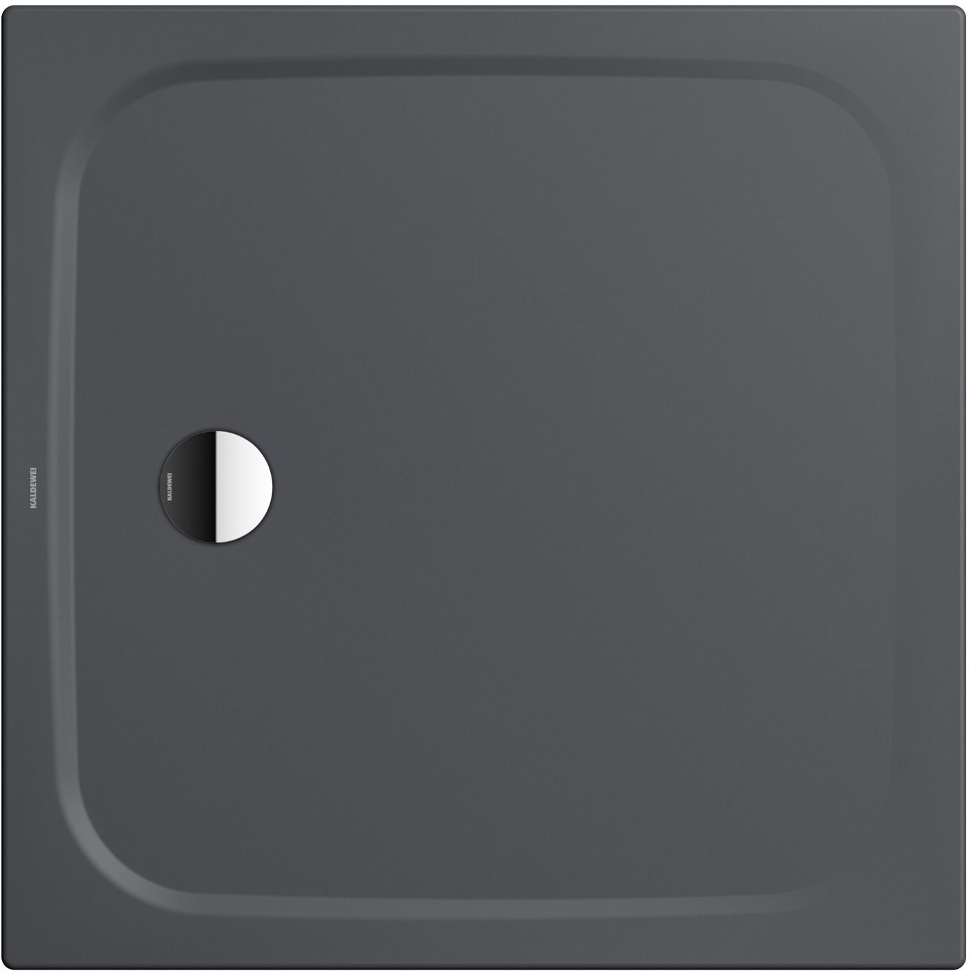 Kaldewei Cayonoplan brodzik 80x80 cm kwadratowy model 2251-5 z obniżonym nośnikiem styropianowym cool grey 80 361147980666