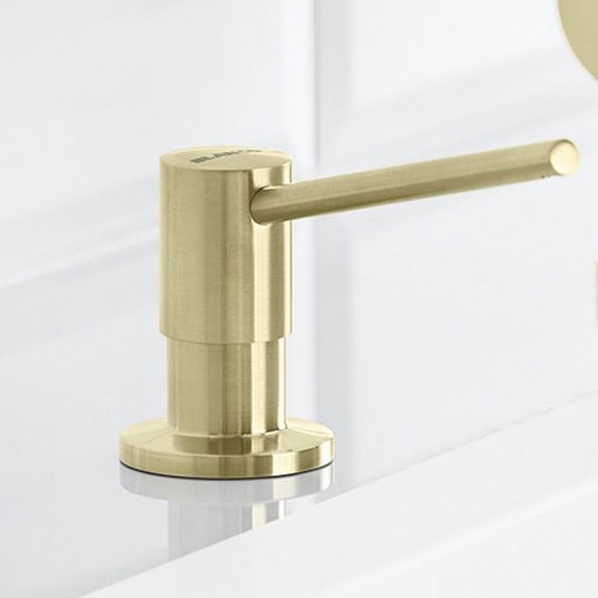 Blanco Torre dozownik do płynu 300 ml blatowy złoty satynowy 526700