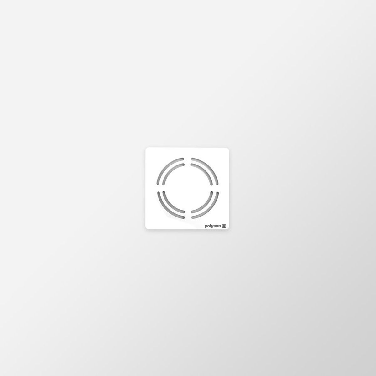 Polysan Flexia brodzik 80x80 cm kwadratowy biały 72941