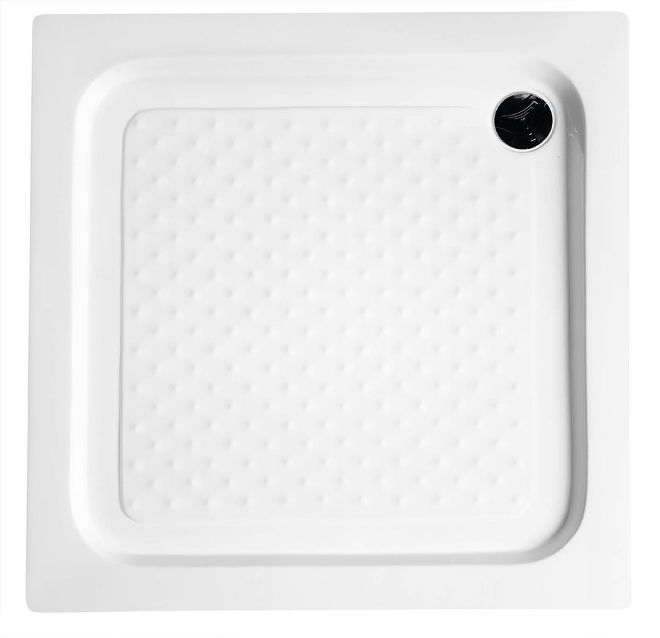 Aqualine brodzik 80x80 cm kwadratowy biały BTTQ80