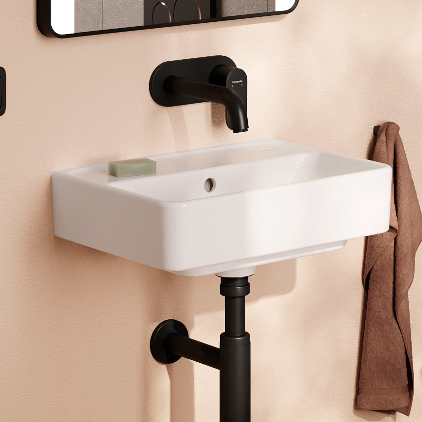 Hansgrohe Xanuia Q umywalka 45x34 cm prostokątna ścienna biała 61140450