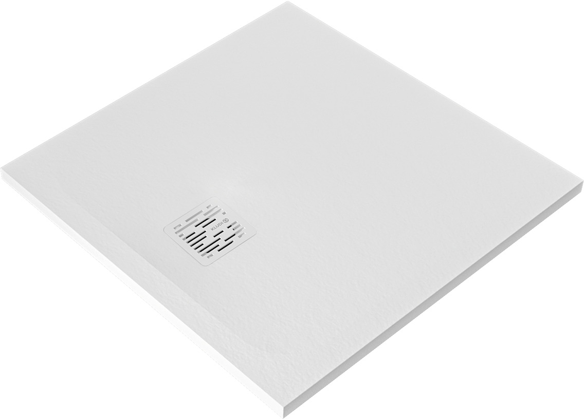 Kludi Terra brodzik kwadratowy 80x80 cm biały mat 08DW0953