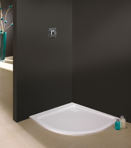 Sanplast Space Line brodzik 80x80 cm półokrągły BP/Space biały 615-110-0320-01-000