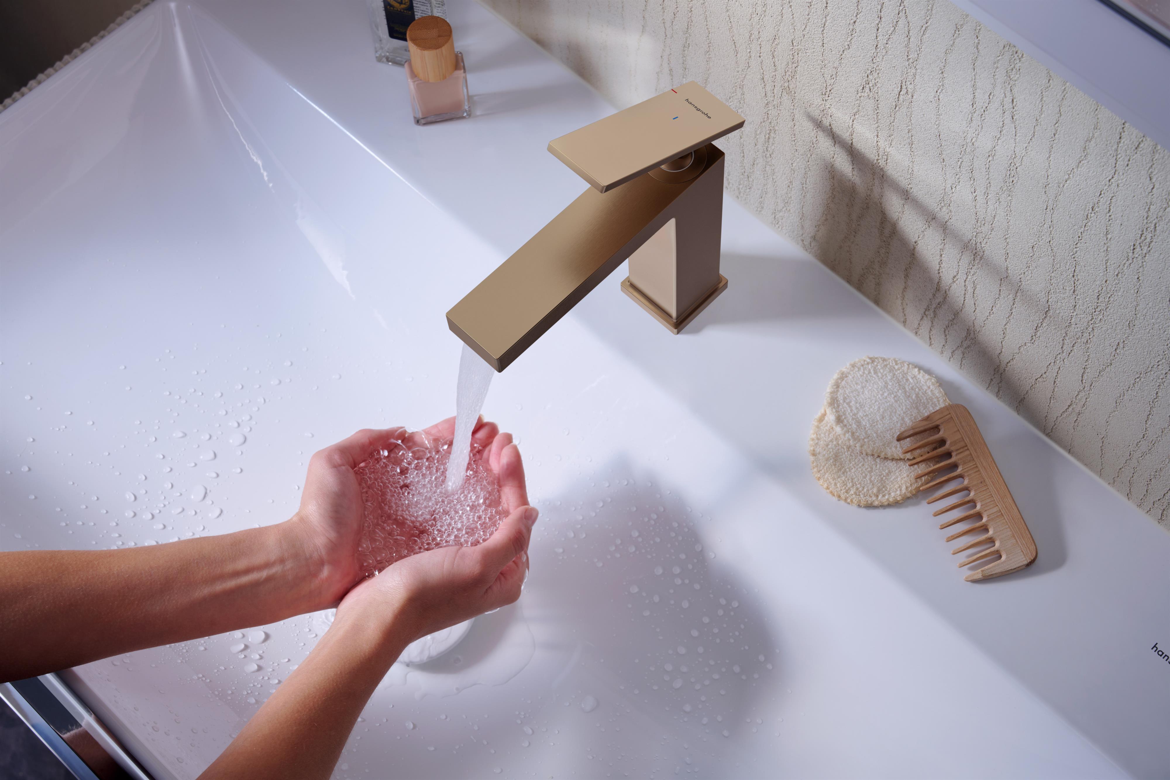 Hansgrohe Tecturis E bateria umywalkowa stojąca brąz szczotkowany 73012140