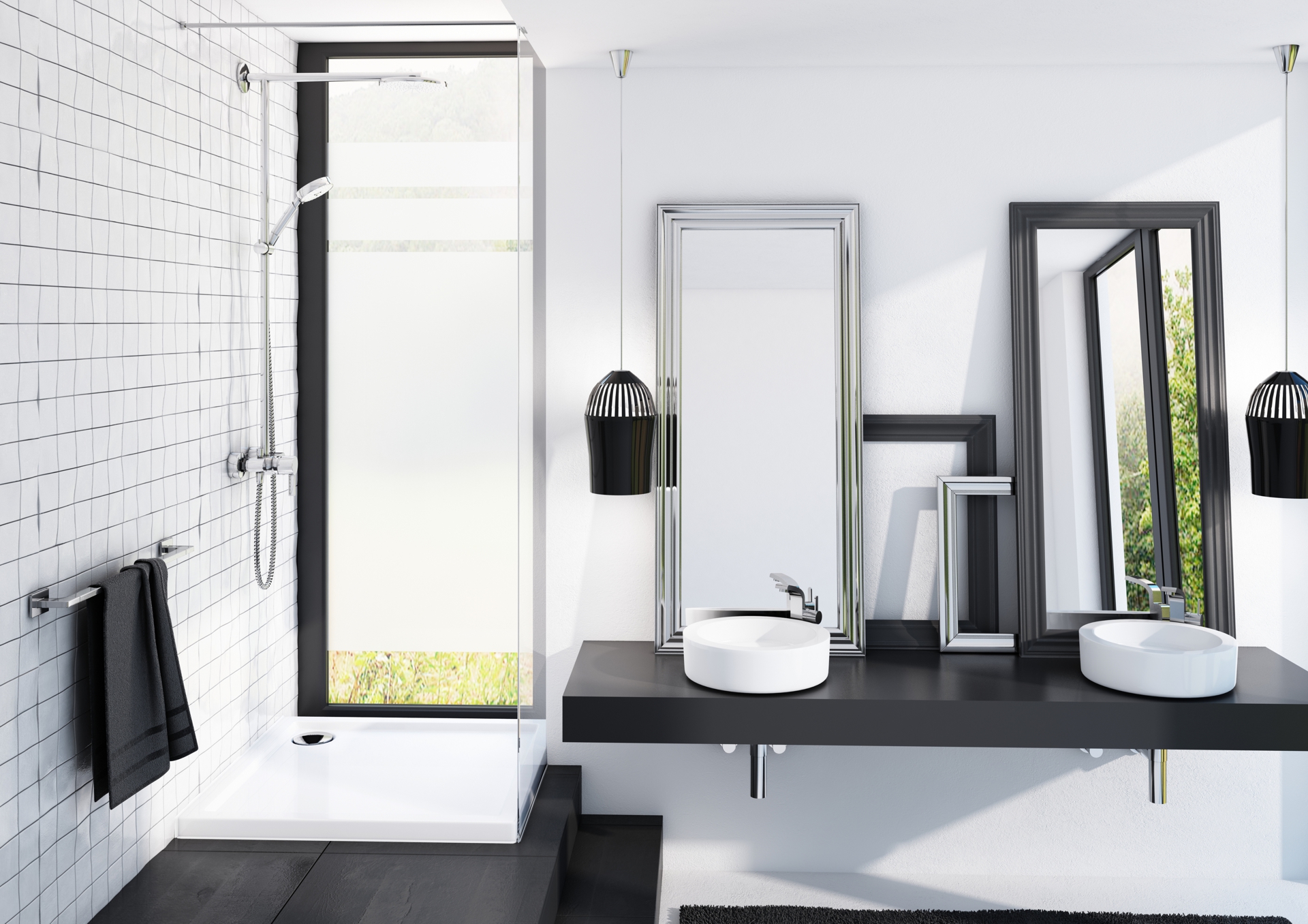 Schedpol Corrina brodzik 90x90 cm kwadratowy Stonicryl biały 3.061