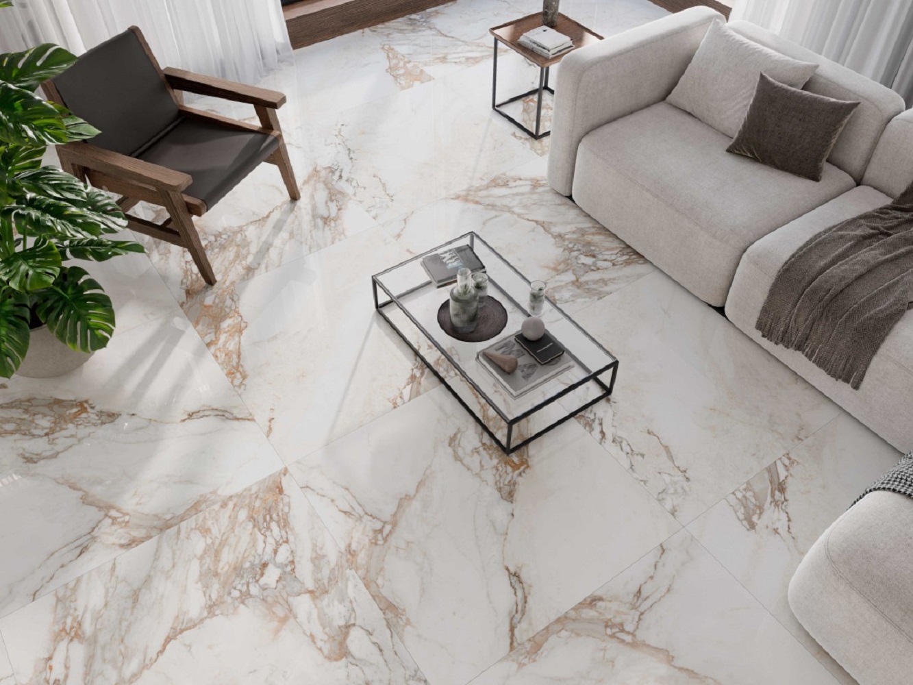 Cristacer Calacatta płytka ścienno-podłogowa 120x60 cm mix kolorów