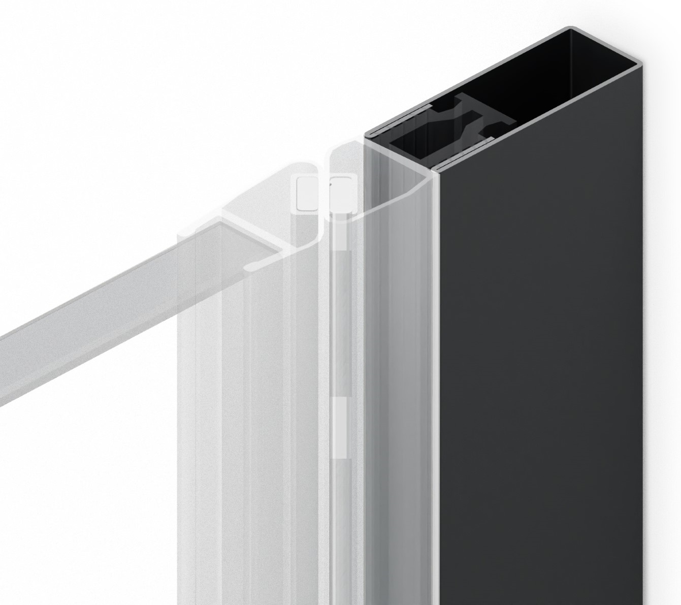 New Trendy Eventa profil poszerzający czarny PP-0039