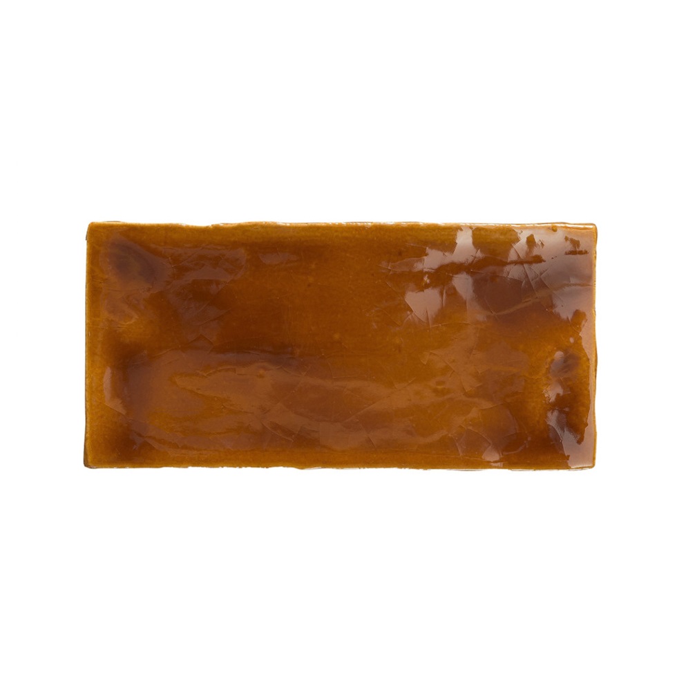 Amadis Seville Crackle Caramelo płytka cegiełka ścienna 13x6.5 cm brązowa