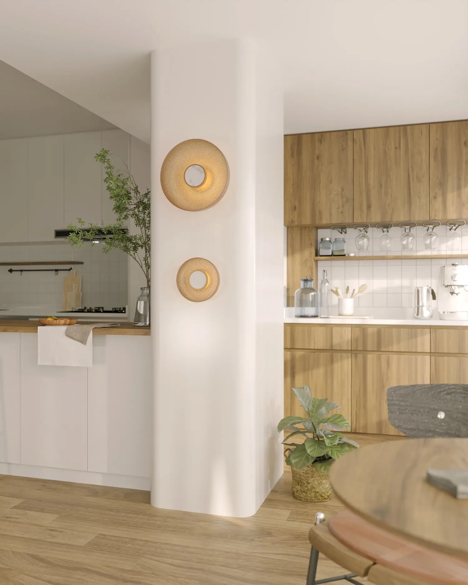 MaxLight Signature kinkiet 1x9 W mosiądz W0352